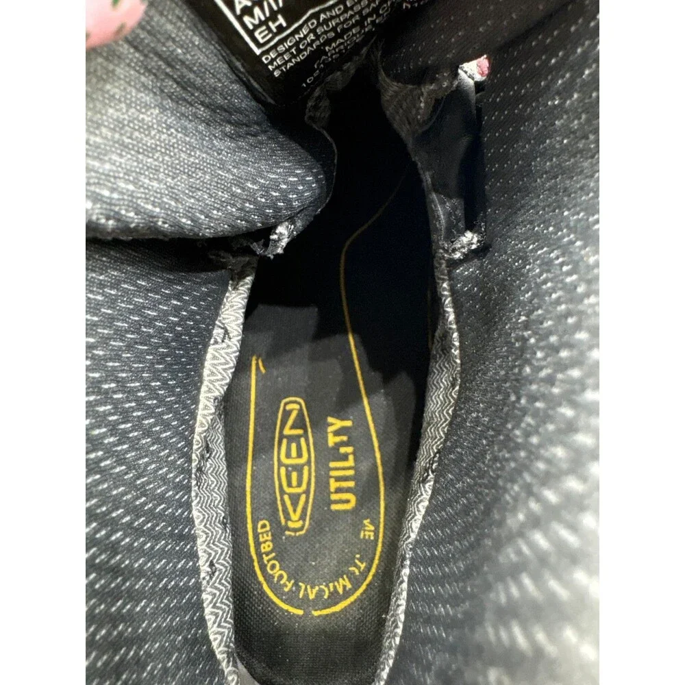 Keen Utility Mens 15 EE Wide Black KEEN.DRY Waterproof Work Hiking Boots EH Safe